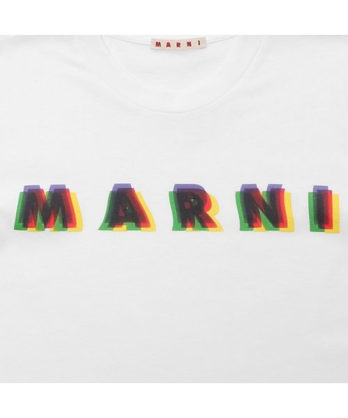 MARNI(マルニ)/マルニ Tシャツ 3D MARNIプリント コットンTシャツ 半袖Tシャツ トップス ホワイト メンズ MARNI HUMU0198PE USCV16 MCW0/img06