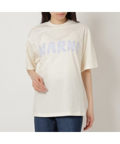 MARNI(マルニ)/マルニ Tシャツ 半袖Tシャツ トップス ホワイト レディース MARNI THJET49EPH USCS11 LOW10/img01