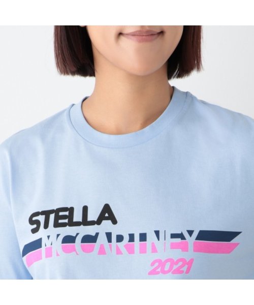 Stella McCartney(ステラマッカートニー)/ステラマッカートニー トップス Ｔシャツ ロゴ ブルー レディース STELLA McCARTNEY 381701 SOW81 4210/img04