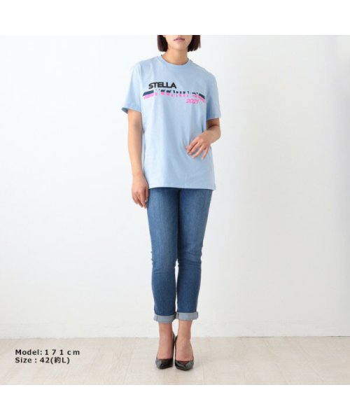 Stella McCartney(ステラマッカートニー)/ステラマッカートニー トップス Ｔシャツ ロゴ ブルー レディース STELLA McCARTNEY 381701 SOW81 4210/img05