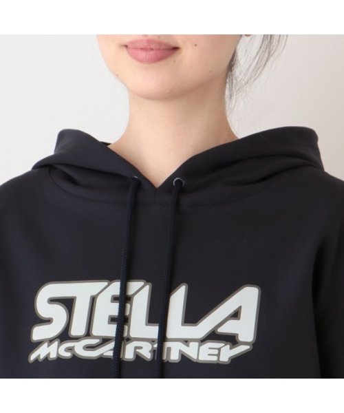 Stella McCartney(ステラマッカートニー)/ステラマッカートニー パーカー フーディー ロゴ ネイビー レディース STELLA McCARTNEY 603682 SPW05 4000/img04