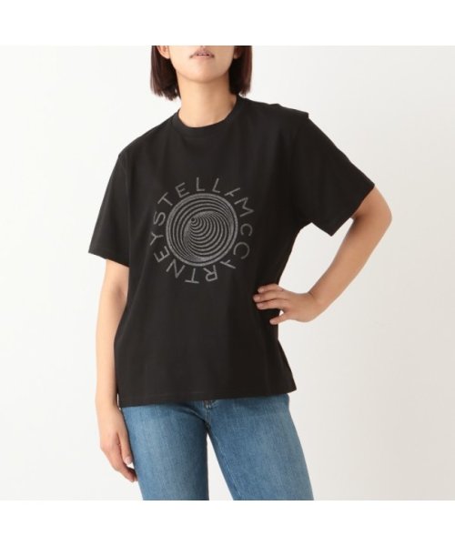 Stella McCartney(ステラマッカートニー)/ステラマッカートニー トップス Tシャツ ロゴ ブラック レディース STELLA McCARTNEY 604034 SPW18 1000/img01