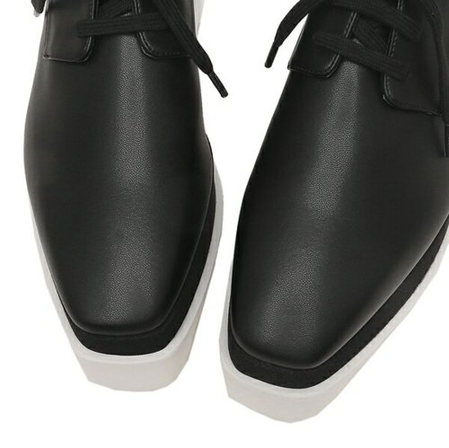 ステラマッカートニー 靴 シューズ エリス プラットフォーム ロゴ レースアップ ブラック レディース STELLA McCARTNEY 800004 W0YG STELLA McCARTNEY ステラマッカートニー シューズ エリス プラットフォーム ロゴ レースアップ ブラック レディース 5cm
