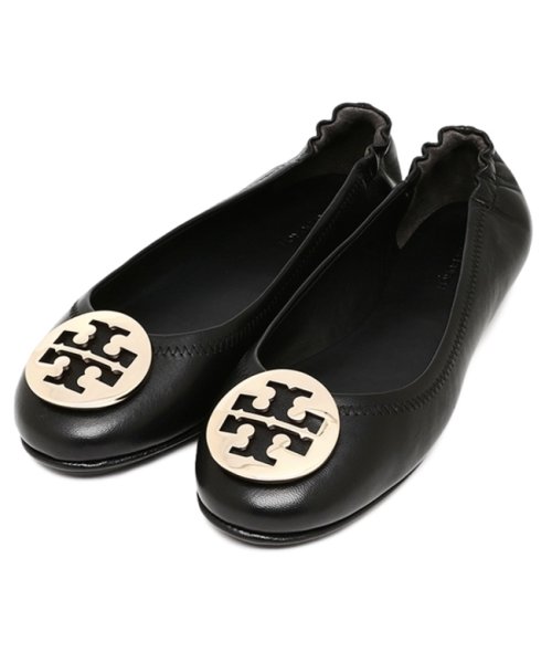 TORY BURCH(トリーバーチ)/トリーバーチ バレエシューズ フラットシューズ ミニー 折りたたみ可 ブラック ゴールド レディース TORY BURCH 50393 013/img01