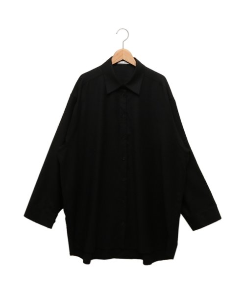 THE ROW(ザロウ)/ザ ロウ シャツ ロングシャツ キャロライン クラシックカラー ブラック レディース THE ROW 5927 W2107 BLACK/img01