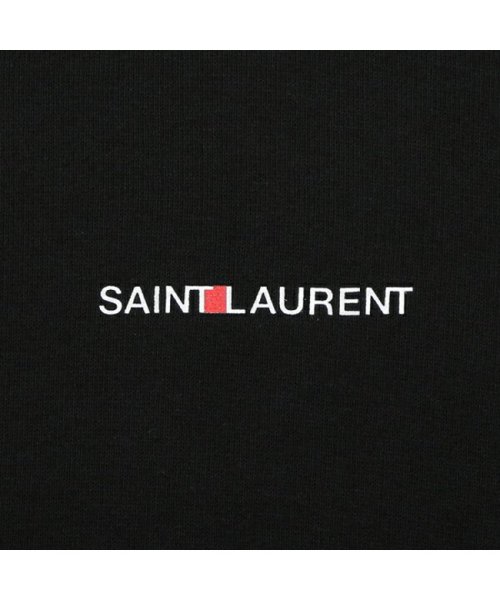 SAINT LAURENT(サンローランパリ)/サンローランパリ トップス パーカー ロゴ フーディー スウェット ブラック レディース SAINT LAURENT PARIS 677256 YB2EZ 10/img11