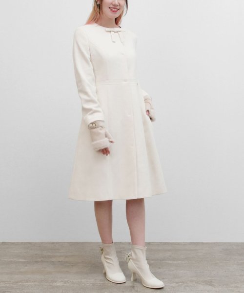 TOCCA(TOCCA)/【WEB限定カラー有り】MILKY PUFF リボンウールコート/img14