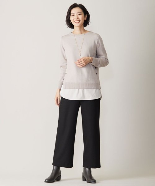 J.PRESS LADIES（LARGE SIZE）(J．プレス　レディス（大きいサイズ）)/CLEAR LIGHT WOOL ボートネック ニット/img06