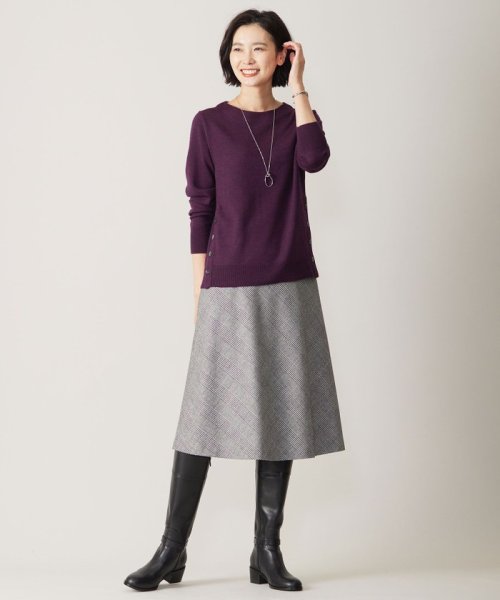 J.PRESS LADIES（LARGE SIZE）(J．プレス　レディス（大きいサイズ）)/CLEAR LIGHT WOOL ボートネック ニット/img08