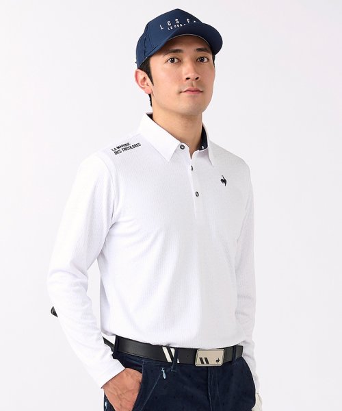 le coq sportif GOLF (ルコックスポルティフ（ゴルフ）)/地柄ジャガード長袖シャツ/img07