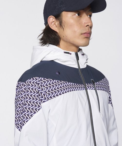 le coq sportif GOLF (ルコックスポルティフ（ゴルフ）)/【ストレッチフォーサー】フード付き起毛裏地ブルゾン/img03