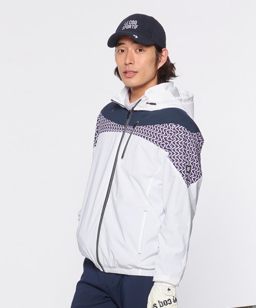 le coq sportif GOLF (ルコックスポルティフ（ゴルフ）)/【ストレッチフォーサー】フード付き起毛裏地ブルゾン/img04