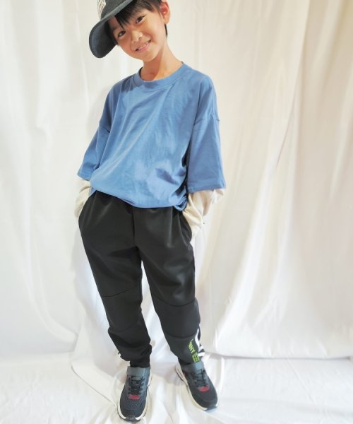 SHOO・LA・RUE(Kids) (シューラルーキッズ)/切替ライン裾リブパンツ/img12