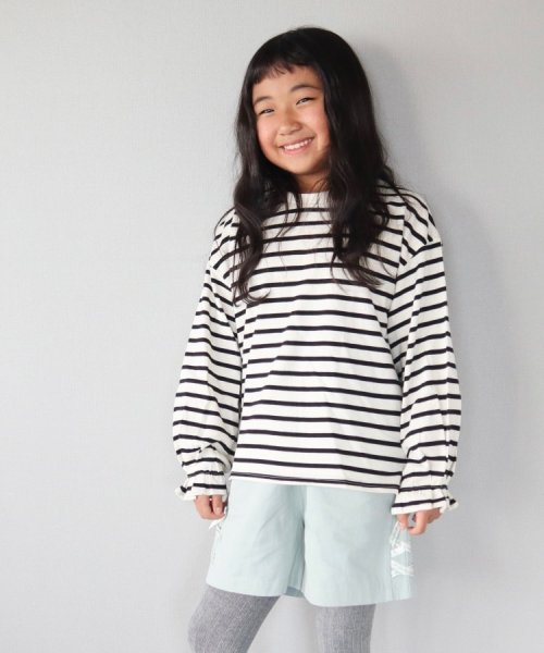 SHOO・LA・RUE(Kids) (シューラルーキッズ)/【110－140cm】サイドレースアップショートパンツ/img11