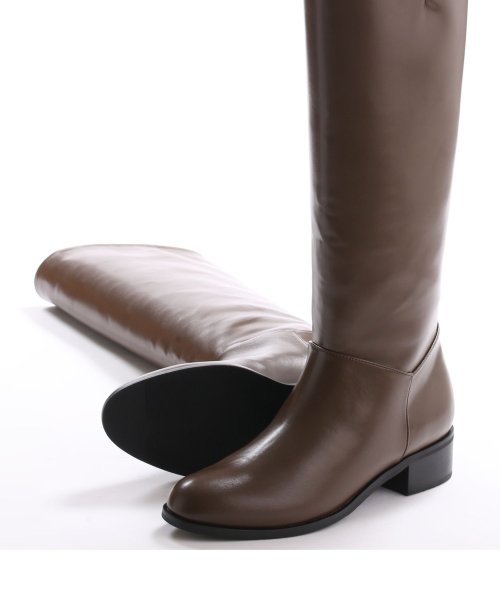 セミルーズロングブーツ 