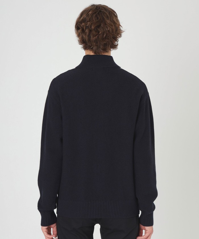 パネルチェックハイネックカーディガン(505636954)｜HANKYU MEN'S