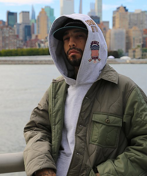 《AVIREX × EXPANSION》2TONE QUILTE COVER JACKET AVIREX EXPANSION 2TONE QUILTE COVER