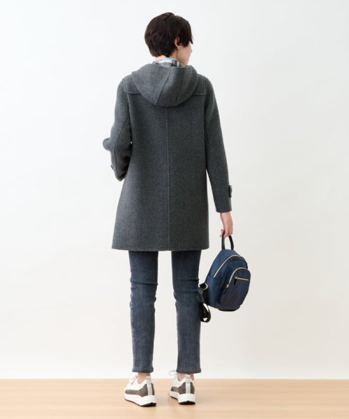 リバー仕立てのダッフルコート【大津毛織】 
