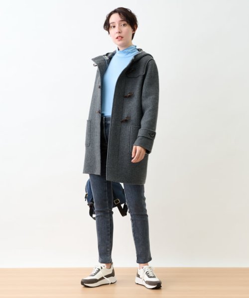 リバー仕立てのダッフルコート【大津毛織】 