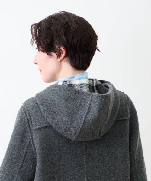 リバー仕立てのダッフルコート【大津毛織】 