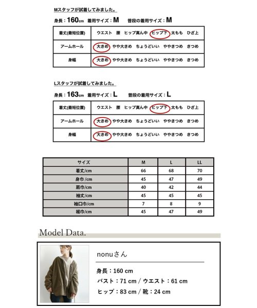 and it_(アンドイット)/プレミアムヤーンぷっくりスリーブニット ニット レディース 秋冬 トップス 長袖 ボリュームスリーブ 静電気防止加工 ストレス軽減 大人可愛い カジュアル シン/img03