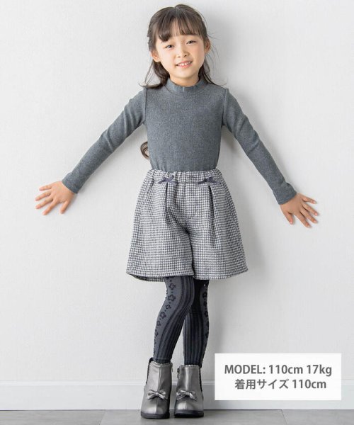 BeBe Petits Pois Vert(ベベ プチ ポワ ヴェール)/キラキラ千鳥キュロット(95~150cm)/img01