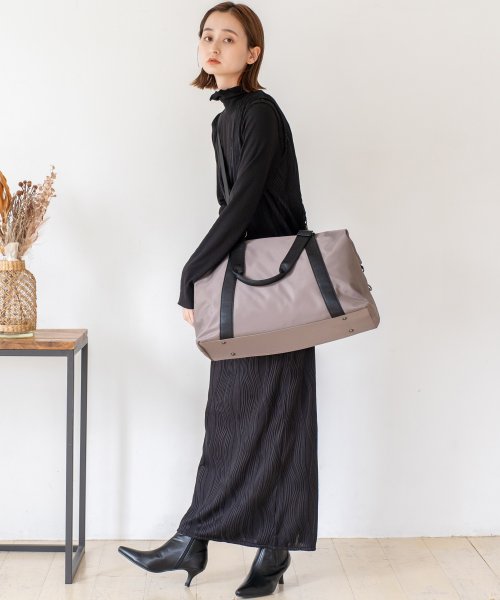 ナイロン2wayボストンバッグ【Depral/デプラル】メンズ レディース 旅行 軽量 大きめ ファスナー付き 軽量 a4 大容量 斜め掛け 1泊 肩掛け 撥水 人気・おすすめ｜使いやすい・旅行におすすめ 品質保証 全国発送 日本国内発送・最短翌日お届け