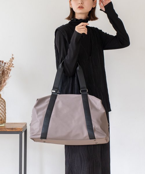 ナイロン2wayボストンバッグ【Depral/デプラル】メンズ レディース 旅行 軽量 大きめ ファスナー付き 軽量 a4 大容量 斜め掛け 1泊 肩掛け 撥水 人気・おすすめ｜使いやすい・旅行におすすめ 品質保証 全国発送 日本国内発送・最短翌日お届け