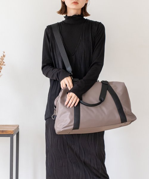 ナイロン2wayボストンバッグ【Depral/デプラル】メンズ レディース 旅行 軽量 大きめ ファスナー付き 軽量 a4 大容量 斜め掛け 1泊 肩掛け 撥水 人気・おすすめ｜使いやすい・旅行におすすめ 品質保証 全国発送 日本国内発送・最短翌日お届け