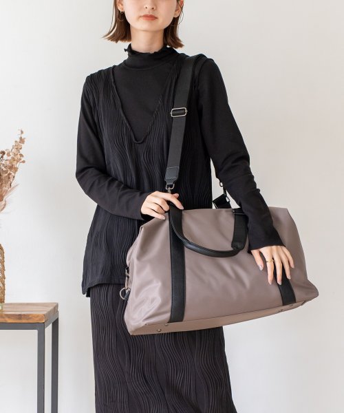 ナイロン2wayボストンバッグ【Depral/デプラル】メンズ レディース 旅行 軽量 大きめ ファスナー付き 軽量 a4 大容量 斜め掛け 1泊 肩掛け 撥水 人気・おすすめ｜使いやすい・旅行におすすめ 品質保証 全国発送 日本国内発送・最短翌日お届け