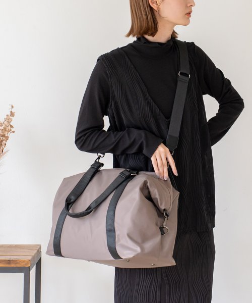 ナイロン2wayボストンバッグ【Depral/デプラル】メンズ レディース 旅行 軽量 大きめ ファスナー付き 軽量 a4 大容量 斜め掛け 1泊 肩掛け 撥水 人気・おすすめ｜使いやすい・旅行におすすめ 品質保証 全国発送 日本国内発送・最短翌日お届け