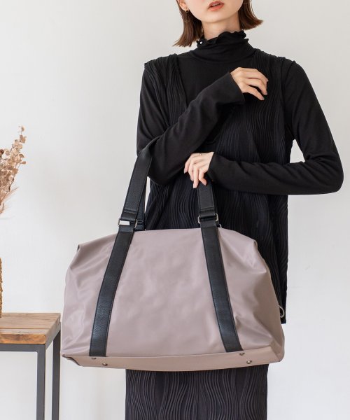 ナイロン2wayボストンバッグ【Depral/デプラル】メンズ レディース 旅行 軽量 大きめ ファスナー付き 軽量 a4 大容量 斜め掛け 1泊 肩掛け 撥水 人気・おすすめ｜使いやすい・旅行におすすめ 品質保証 全国発送 日本国内発送・最短翌日お届け