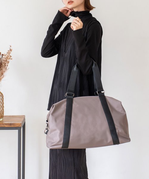 ナイロン2wayボストンバッグ【Depral/デプラル】メンズ レディース 旅行 軽量 大きめ ファスナー付き 軽量 a4 大容量 斜め掛け 1泊 肩掛け 撥水 人気・おすすめ｜使いやすい・旅行におすすめ 品質保証 全国発送 日本国内発送・最短翌日お届け