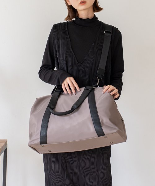 ナイロン2wayボストンバッグ【Depral/デプラル】メンズ レディース 旅行 軽量 大きめ ファスナー付き 軽量 a4 大容量 斜め掛け 1泊 肩掛け 撥水 人気・おすすめ｜使いやすい・旅行におすすめ 品質保証 全国発送 日本国内発送・最短翌日お届け