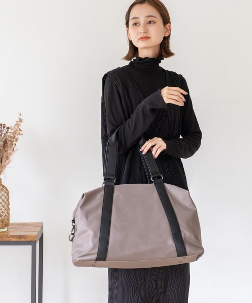 ナイロン2wayボストンバッグ【Depral/デプラル】メンズ レディース 旅行 軽量 大きめ ファスナー付き 軽量 a4 大容量 斜め掛け 1泊 肩掛け 撥水 人気・おすすめ｜使いやすい・旅行におすすめ 品質保証 全国発送 日本国内発送・最短翌日お届け