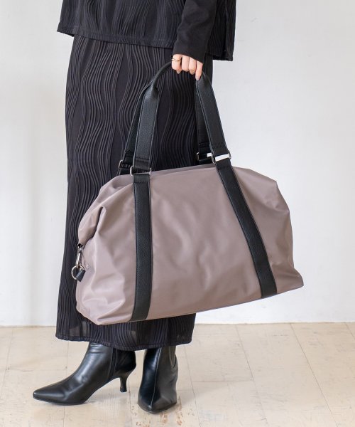 ナイロン2wayボストンバッグ【Depral/デプラル】メンズ レディース 旅行 軽量 大きめ ファスナー付き 軽量 a4 大容量 斜め掛け 1泊 肩掛け 撥水 人気・おすすめ｜使いやすい・旅行におすすめ 品質保証 全国発送 日本国内発送・最短翌日お届け