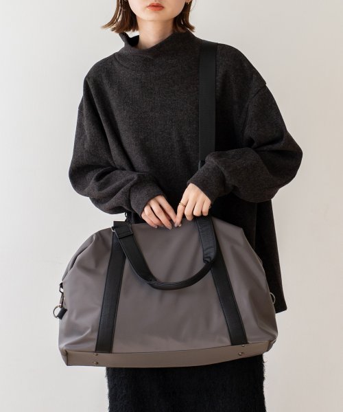 ナイロン2wayボストンバッグ【Depral/デプラル】メンズ レディース 旅行 軽量 大きめ ファスナー付き 軽量 a4 大容量 斜め掛け 1泊 肩掛け 撥水 人気・おすすめ｜使いやすい・旅行におすすめ 品質保証 全国発送 日本国内発送・最短翌日お届け