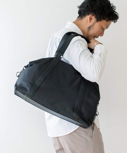 ナイロン2wayボストンバッグ【Depral/デプラル】メンズ レディース 旅行 軽量 大きめ ファスナー付き 軽量 a4 大容量 斜め掛け 1泊 肩掛け 撥水 人気・おすすめ｜使いやすい・旅行におすすめ 品質保証 全国発送 日本国内発送・最短翌日お届け