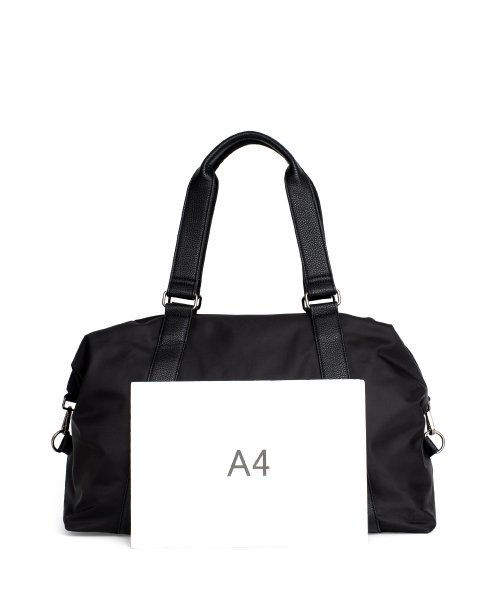 ナイロン2wayボストンバッグ【Depral/デプラル】メンズ レディース 旅行 軽量 大きめ ファスナー付き 軽量 a4 大容量 斜め掛け 1泊 肩掛け 撥水 人気・おすすめ｜使いやすい・旅行におすすめ 品質保証 全国発送 日本国内発送・最短翌日お届け