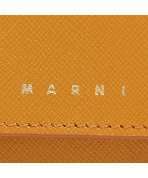MARNI(マルニ)/マルニ 三つ折り財布 トランク ミニ財布 オレンジ ユニセックス MARNI PFMOW02U07 LV520 Z645Y/img06