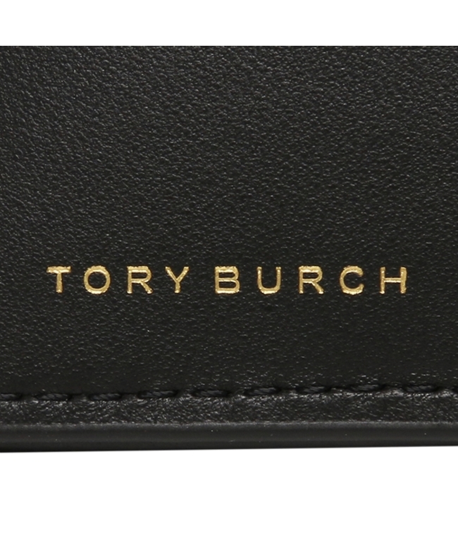 トリーバーチ 二つ折り財布 キラ ミニ財布 ブラック レディース TORY BURCH 153121 001
