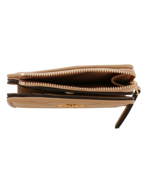 トリーバーチ 二つ折り財布 キラ ミニ財布 ベージュ レディース TORY BURCH 153121 250 TORY BURCH トリーバーチ 二つ折り財布 キラ ミニ財布 ベージュ レディース