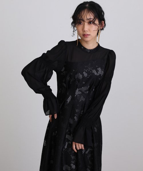 アシンメトリータックドレス ワンピース DGJ1584390451(12155円)