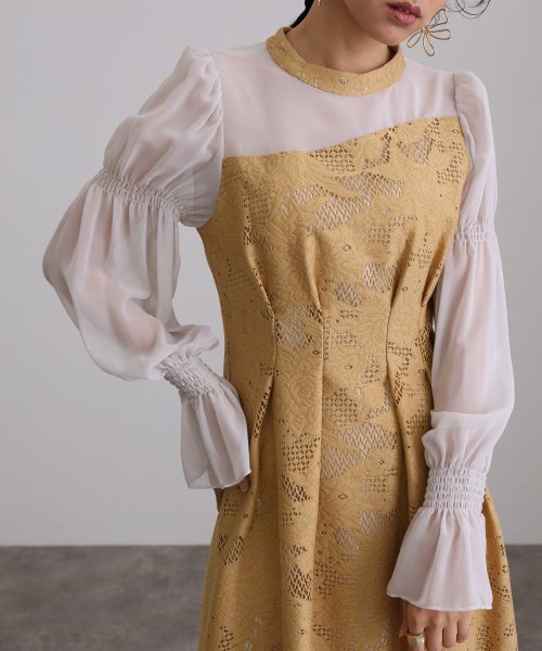 アシンメトリータックドレス ワンピース DGJ1584390451(12155円)