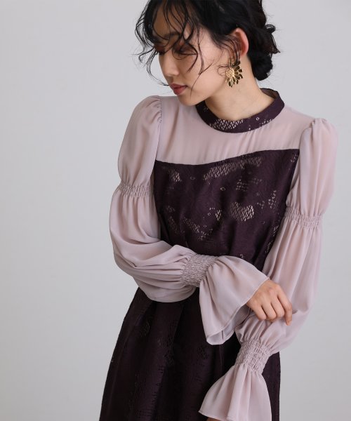 アシンメトリータックドレス ワンピース DGJ1584390451(12155円)