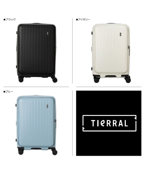 ティエラル TIERRAL トマル スーツケース キャリーケース キャリーバッグ メンズ レディース 50－56L TOMARU SM ブラック ホワイト ブル TOMARU ティエラル TIERRAL SM