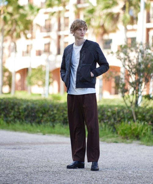 キルティング ミリタリージャケット 