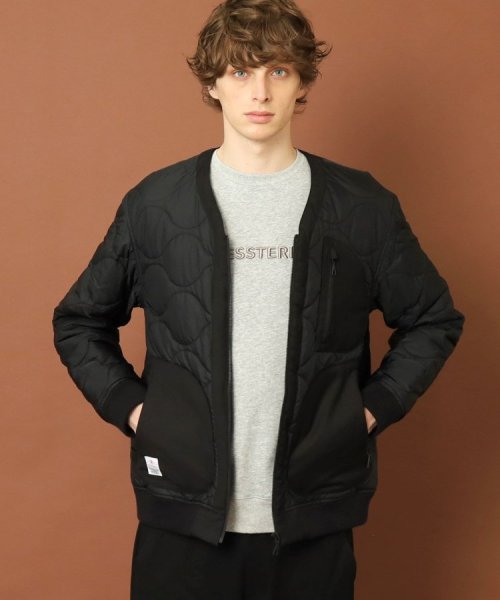 キルティング ミリタリージャケット 