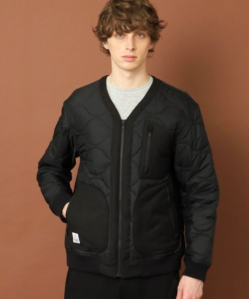 キルティング ミリタリージャケット 