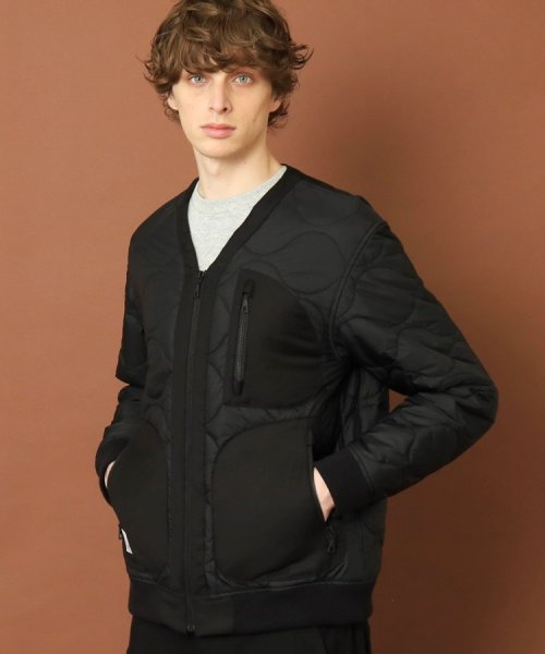 キルティング ミリタリージャケット 